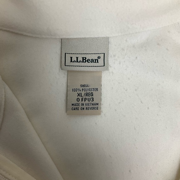 LL Bean 3/4 Zip Fleece Pullover - Picture 4 of 4